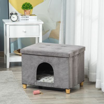 Niche chat maison de chat avec coussin