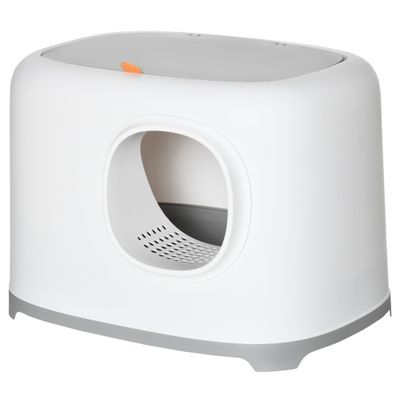 Bac à litière pour chat maison de toilette fermée avec couvercle