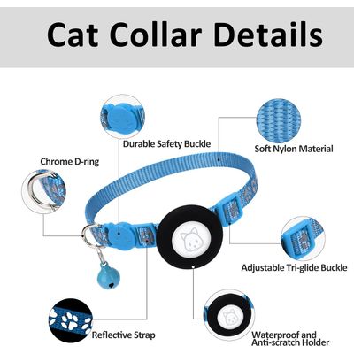 Collier pour chat avec clochette pour AirTag