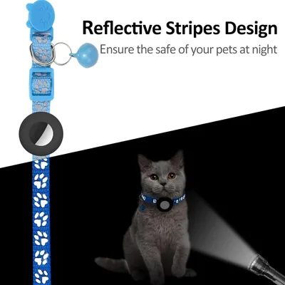 Collier pour chat avec clochette pour AirTag