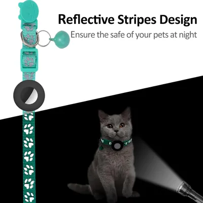 Collier pour chat avec clochette pour AirTag