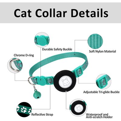 Collier pour chat avec clochette pour AirTag