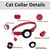 Collier pour chat avec clochette pour AirTag