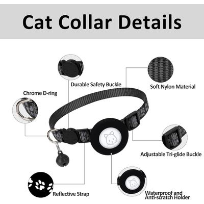 Collier pour chat avec clochette pour AirTag