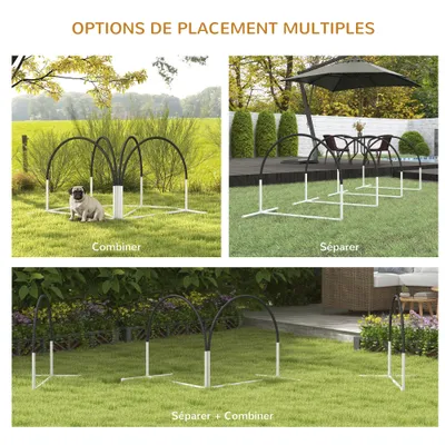 Lot de 4 pièces d'équipement agility