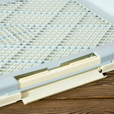 Toilette pour chien litière avec tapis en gazon artificiel plateau