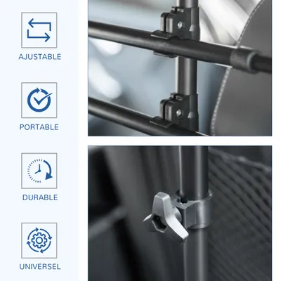 Grille de séparation voiture pour chien réglable