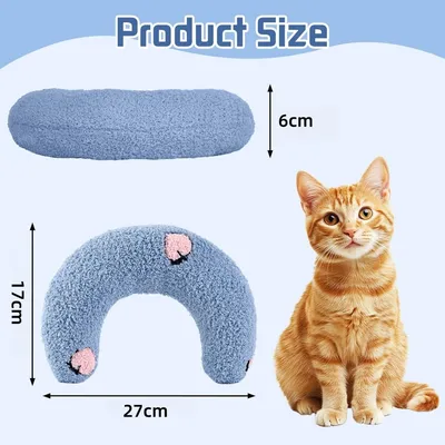 ZooVenture Lavable Coussin en Forme de U pour Chiens et Chats