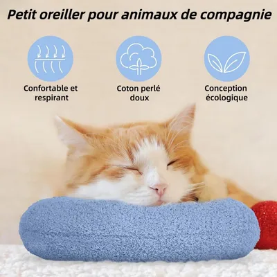 ZooVenture Lavable Coussin en Forme de U pour Chiens et Chats