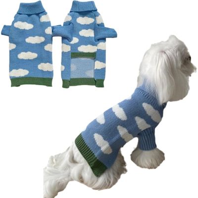 ZooVenture Pulls de Chien Bleu taille S