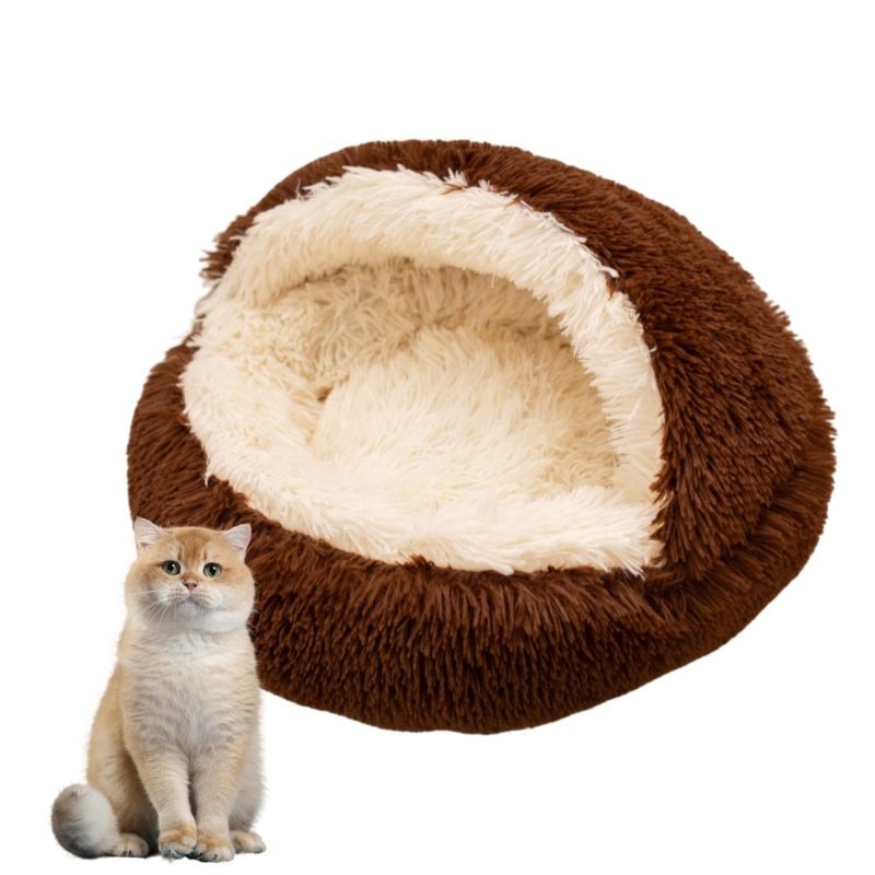 ZooVenture Panier  pour Chat Brun 40*40cm