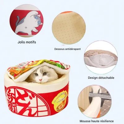 ZooVenture Panier pour Chat Chien 40*40*20cm