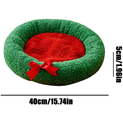 ZooVenture Panier pour chat de Noël 40*40cm ZooVenture Panier pour chat de Noël 40*40cm