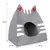 ZooVenture Niche pour Chat en Feutre 47*35*30cm ZooVenture Niche pour Chat en Feutre 47*35*30cm