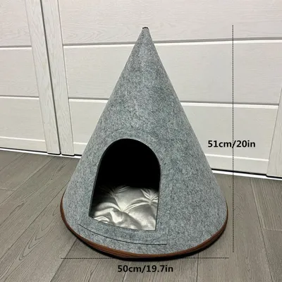 ZooVenture Niche pour Chat en Feutre 50*50*51cm