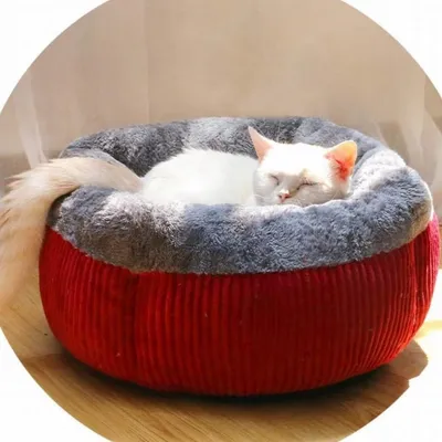 ZooVenture Panier pour Chat Chien Rouge M