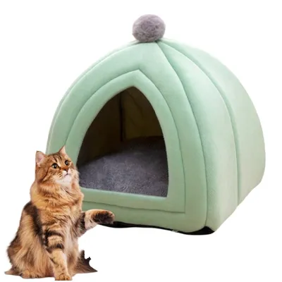 ZooVenture Pet Tent pour Chats et Petits Chiens Vert ZooVenture Pet Tent pour Chats et Petits Chiens Vert
