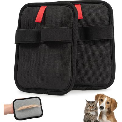 ZooVenture Gants magnétiques pour éliminer les poils d'animaux de compagnie