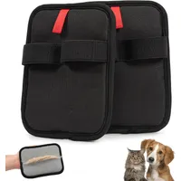 ZooVenture Gants magnétiques pour éliminer les poils d'animaux de compagnie