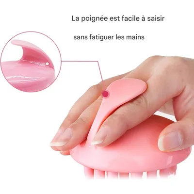 ZooVenture Souple Brosse de Massage Pour Animaux de Compagnie