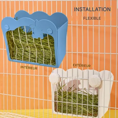 ZooVenture Mangeoire pour lapin, lapin nain et cochon d'Inde