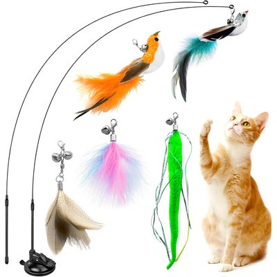 ZooVenture 8 Pièces Jouets pour Chats Interactifs d'intérieur