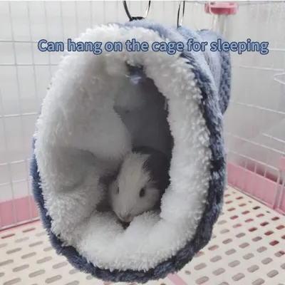 Lot de 3 hamacs pour rat, cochon d'Inde, tunnel suspendu et lit chaud