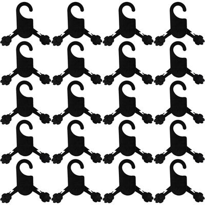 ZooVenture Pendentifs pets plastique noir 20pcs chien chat