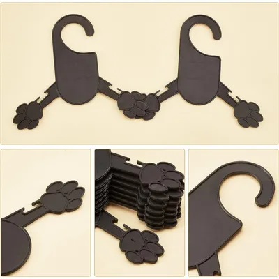 ZooVenture Pendentifs pets plastique noir 20pcs chien chat