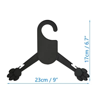 ZooVenture Pendentifs pets plastique noir 20pcs chien chat