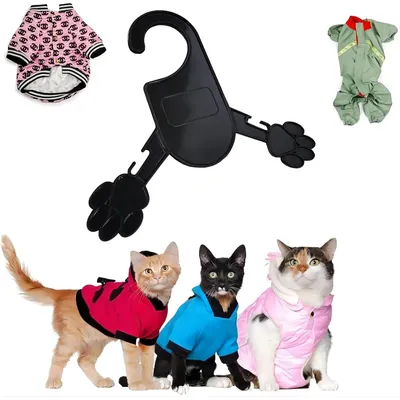 ZooVenture Pendentifs pets plastique noir 20pcs chien chat