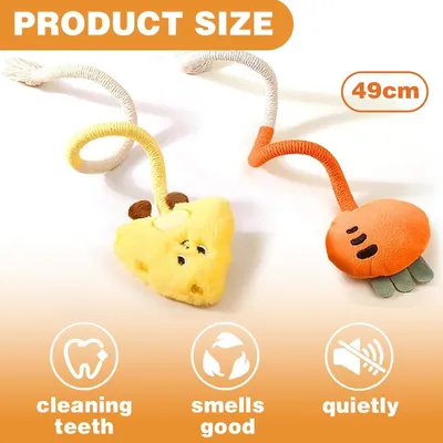 ZooVenture Jouet Chat Corde de Dentition,3 Pcs Jouet Corde à mâcher Chat