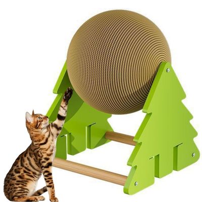 ZooVenture Jouet Griffoir Boule pour Chat 16*16*20CM