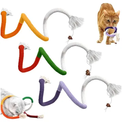 ZooVenture Jouet dentaire avec corde chien et chat 3 pièces60cm ZooVenture Jouet dentaire avec corde chien et chat 3 pièces60cm