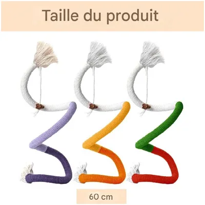 ZooVenture Jouet dentaire avec corde  chien et chat 3 pièces60cm
