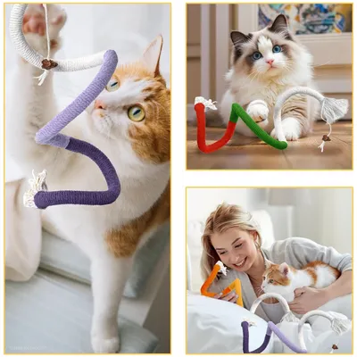 ZooVenture Jouet dentaire avec corde  chien et chat 3 pièces60cm