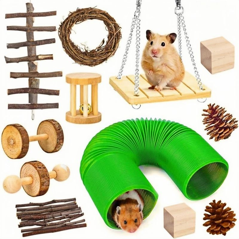 ZooVenture Lot de jouets pour petits animaux