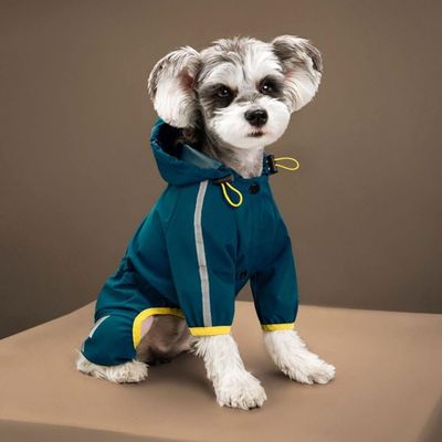 ZooVenture Impermeable para perros con capucha