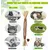 ZooVenture 6 Pièces Bâtonnets Herbe à Chat,Jouets de Soins Dentaires pour C