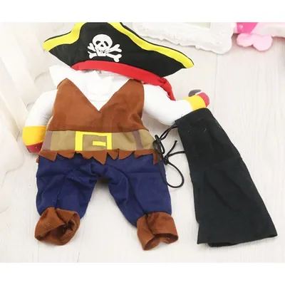 ZooVenture Costume de Pirate pour Chien et Chat ZooVenture Costume de Pirate pour Chien et Chat
