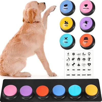 ZooVenture Bouton de communication pour animaux de compagnie