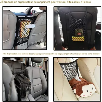 ZooVenture Filet de protection pour animal domestique pour voiture ZooVenture Filet de protection pour animal domestique pour voiture