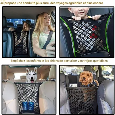 ZooVenture Filet de protection pour animal domestique pour voiture ZooVenture Filet de protection pour animal domestique pour voiture