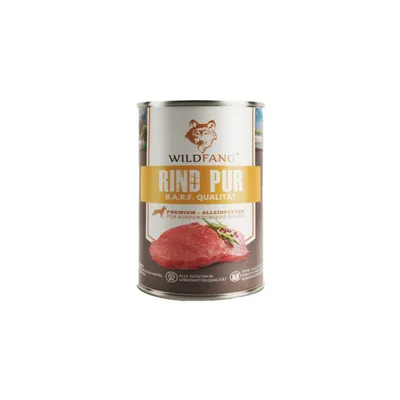 Wildfang Nassfutter Rind pur - BARF Qualität