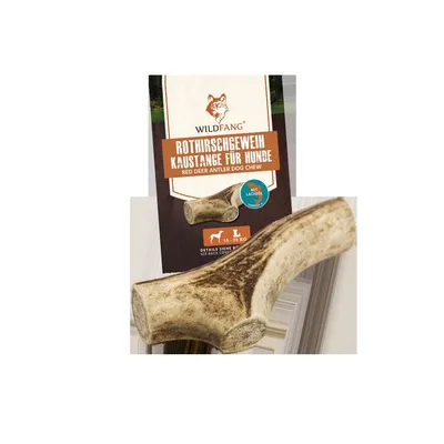 Bois de cerf à mâcher au saumon Wildfang — 3 pièces
