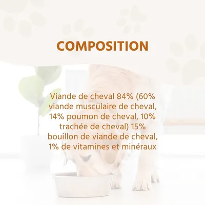 Wildfang 6 x 800 g — Pâtée chien B.A.R.F., 70 % viande, sans céréales