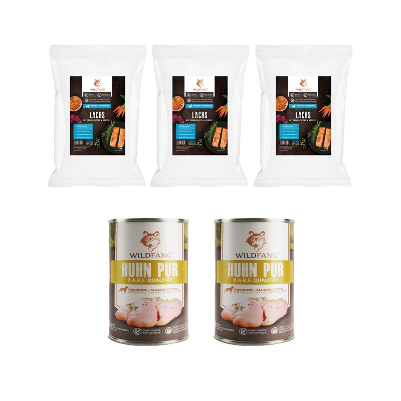 Genussbox Junior - Aliments secs et humides - Saumon