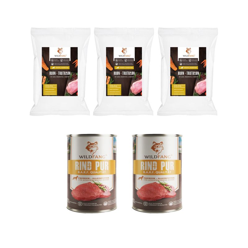 Genussbox Junior - Aliments secs et humides - Poulet