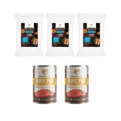 Genussbox Junior - Aliments secs et humides - Saumon