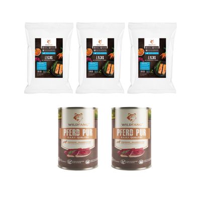 Genussbox Junior - Aliments secs et humides - Saumon